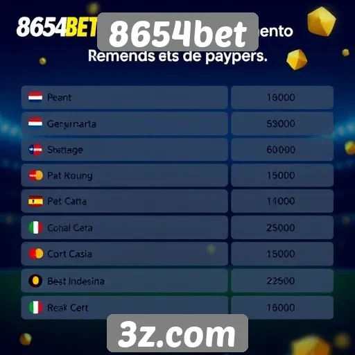 Métodos de pagamento aceitos no 8654bet
