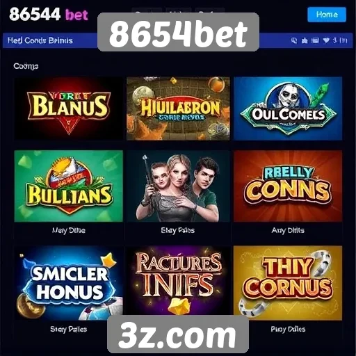 Comparativo de jogos populares disponíveis na 8654bet